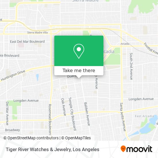 Tiger River Watches & Jewelry map