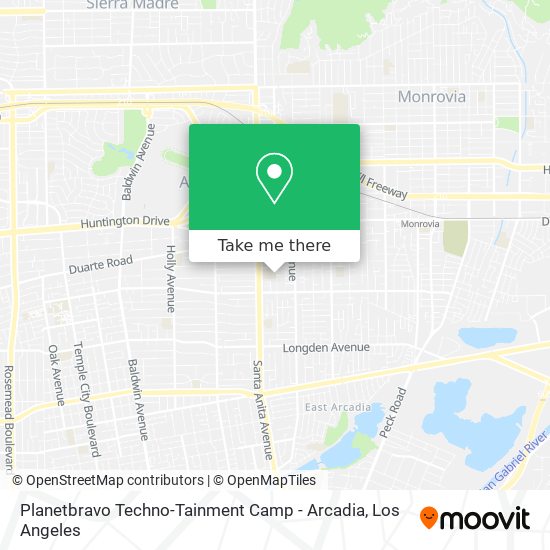Planetbravo Techno-Tainment Camp - Arcadia map