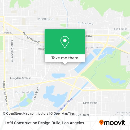 Lofti Construction Design-Build map