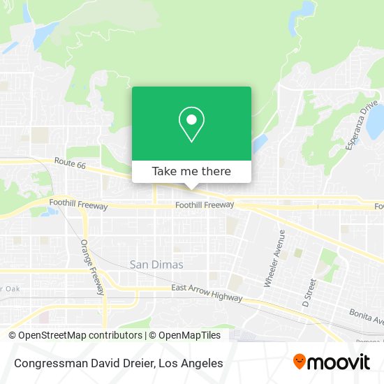 Congressman David Dreier map