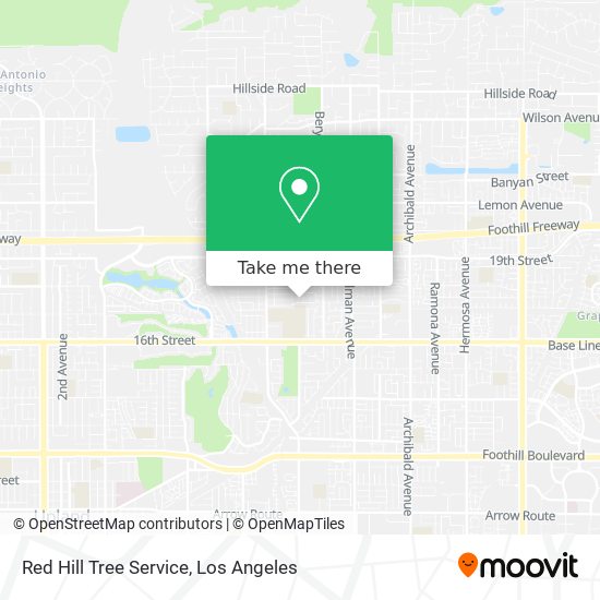 Red Hill Tree Service map