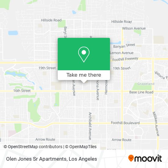 Olen Jones Sr Apartments map