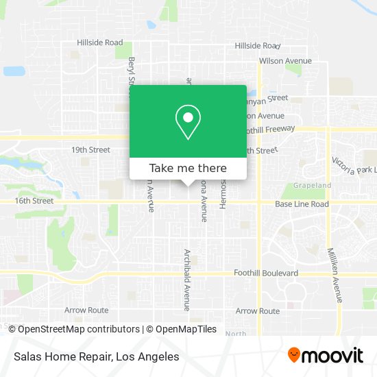 Salas Home Repair map