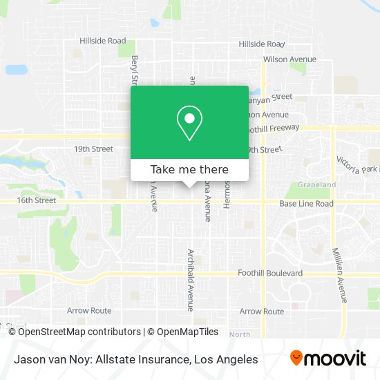 Jason van Noy: Allstate Insurance map