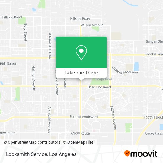 Locksmith Service map