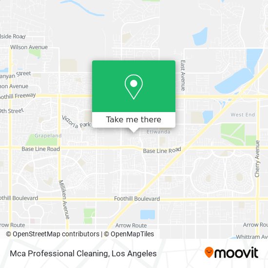 Mca Professional Cleaning map