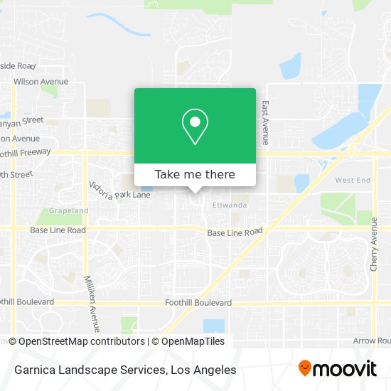 Garnica Landscape Services map