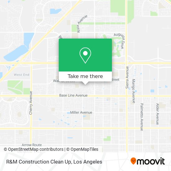 R&M Construction Clean Up map