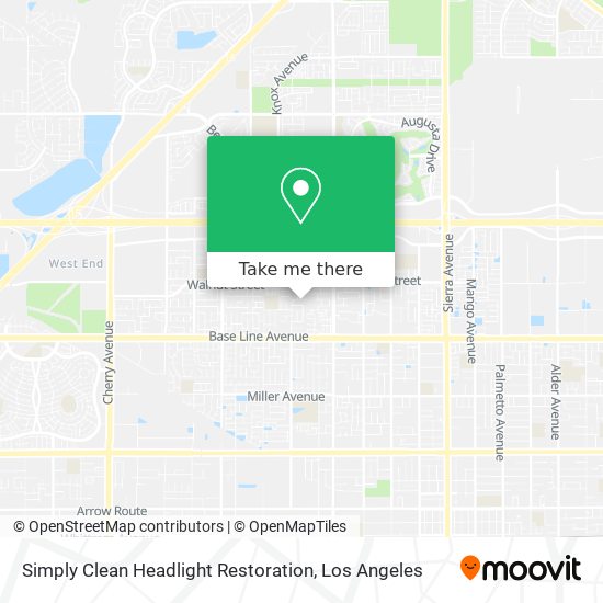 Simply Clean Headlight Restoration map