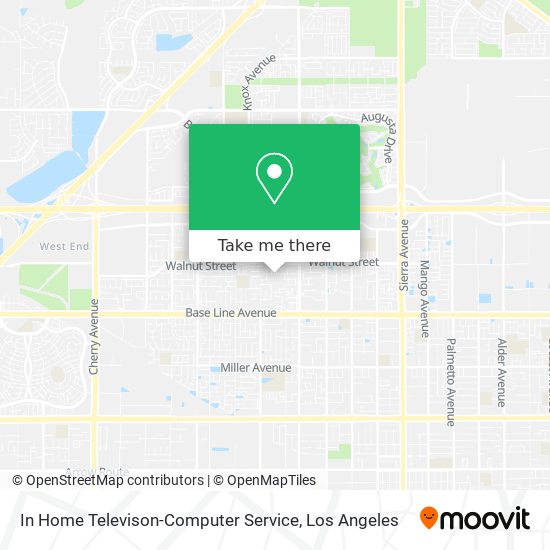 Mapa de In Home Televison-Computer Service
