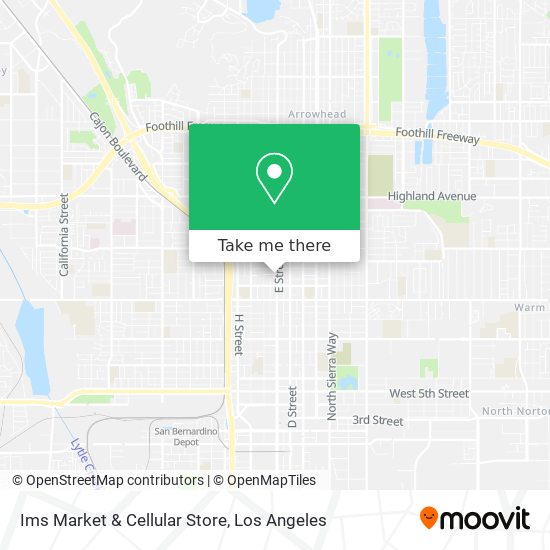 Mapa de Ims Market & Cellular Store