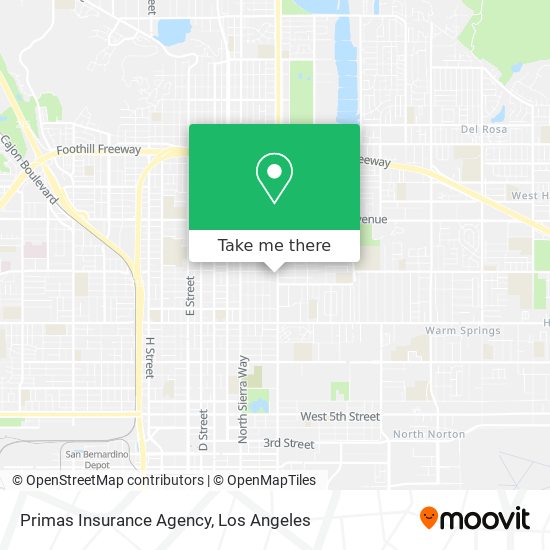 Mapa de Primas Insurance Agency