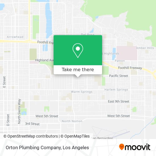 Mapa de Orton Plumbing Company