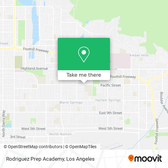 Rodriguez Prep Academy map