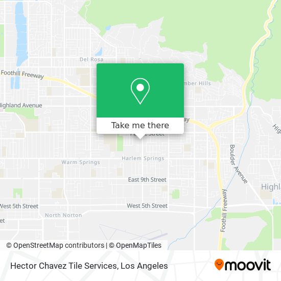 Hector Chavez Tile Services map