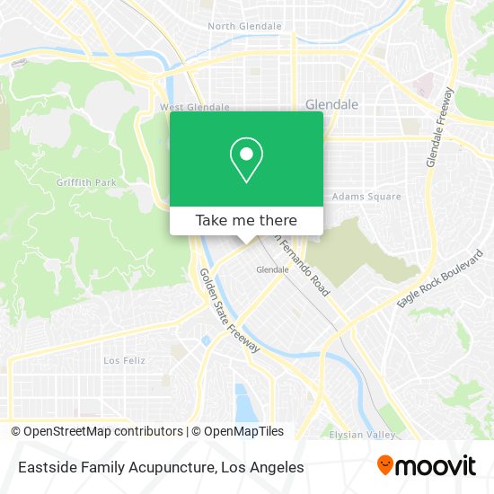 Eastside Family Acupuncture map