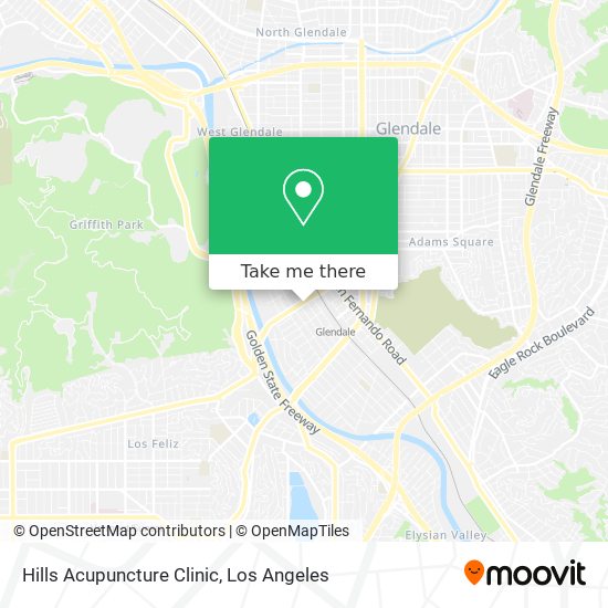 Mapa de Hills Acupuncture Clinic