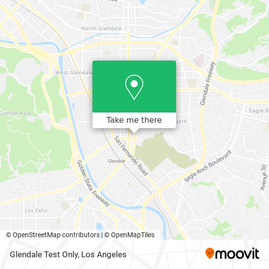 Mapa de Glendale Test Only