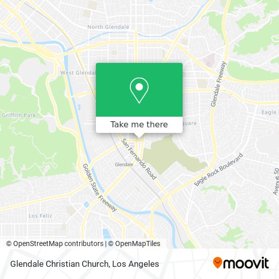Mapa de Glendale Christian Church