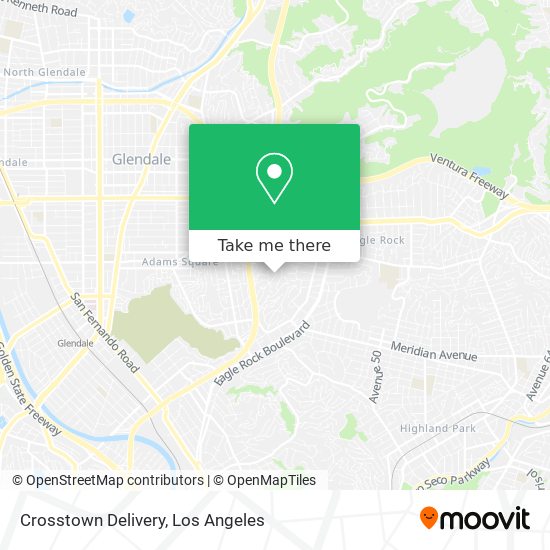 Mapa de Crosstown Delivery