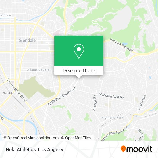 Nela Athletics map