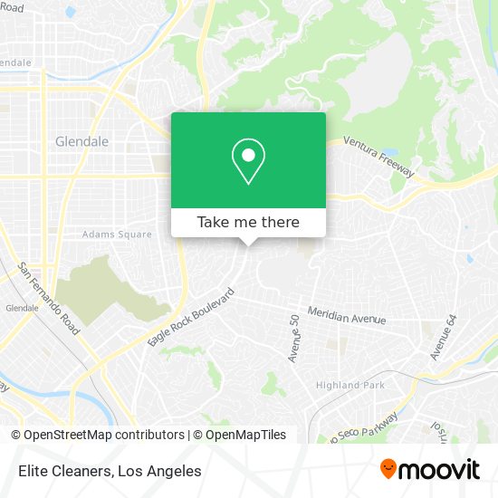 Elite Cleaners map