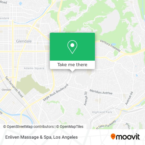 Mapa de Enliven Massage & Spa