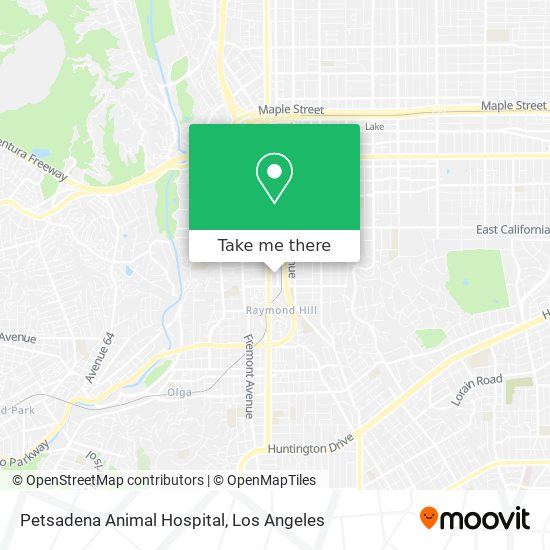 Petsadena Animal Hospital map