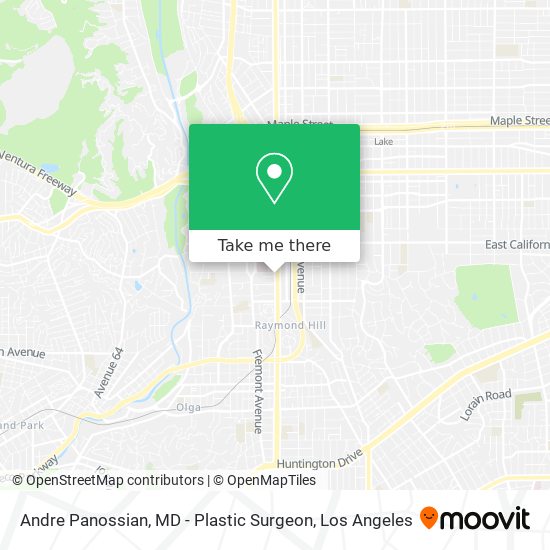 Andre Panossian, MD - Plastic Surgeon map