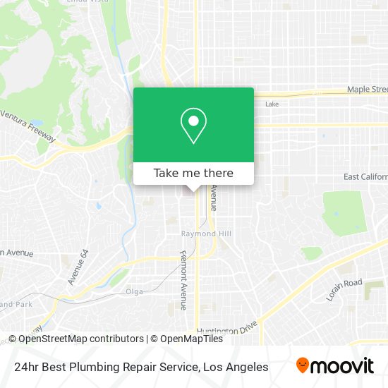 Mapa de 24hr Best Plumbing Repair Service