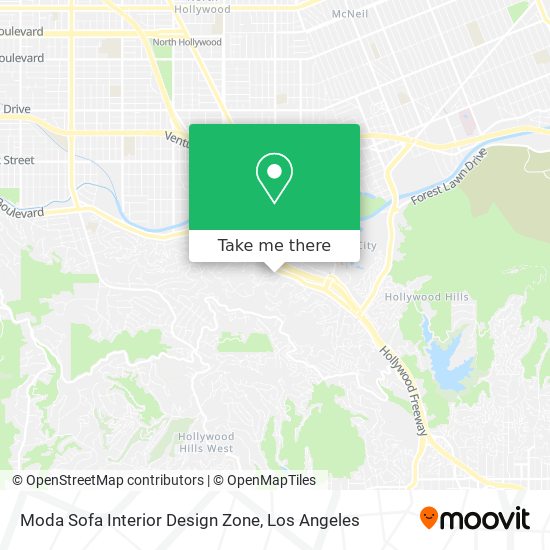 Moda Sofa Interior Design Zone map