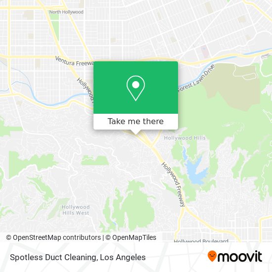 Spotless Duct Cleaning map