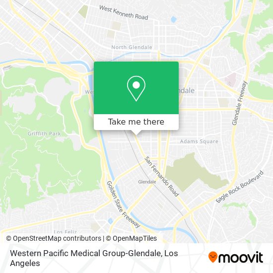 Western Pacific Medical Group-Glendale map