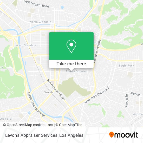 Levon's Appraiser Services map