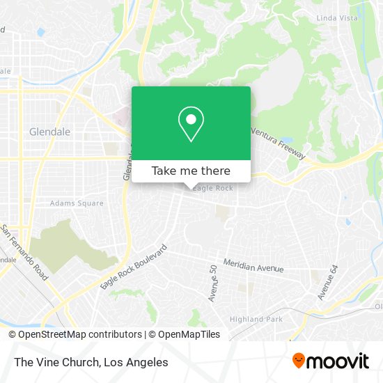 The Vine Church map