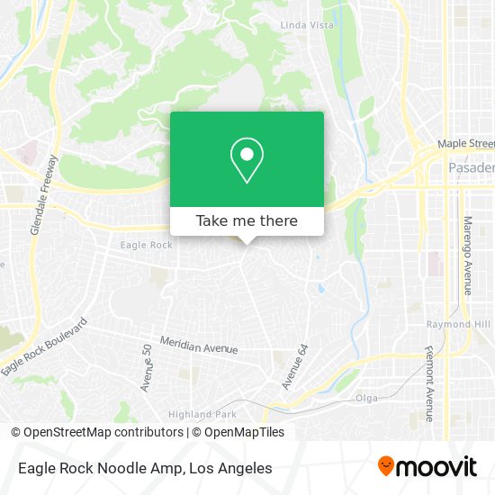 Mapa de Eagle Rock Noodle Amp