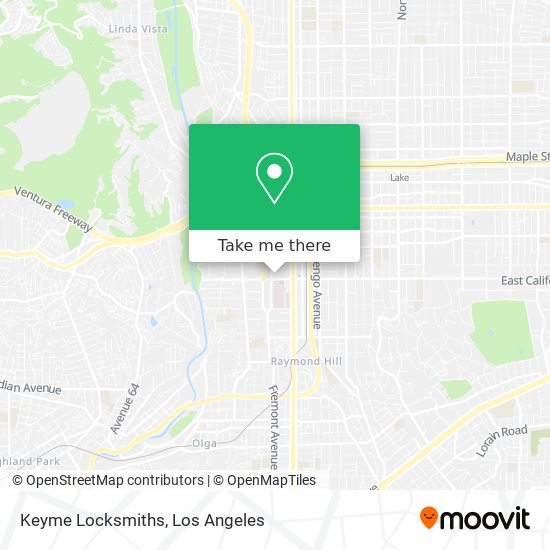 Keyme Locksmiths map