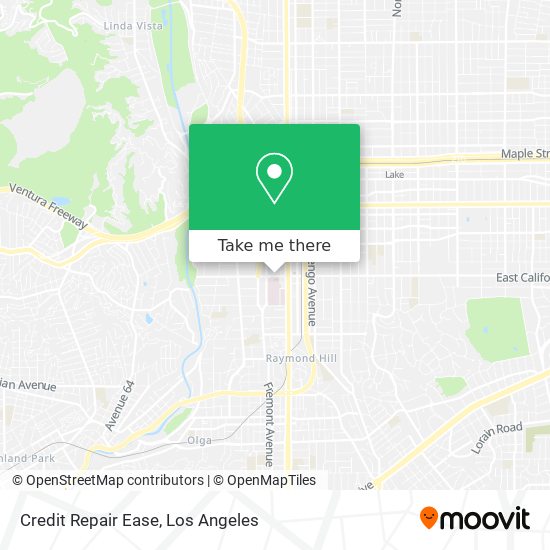 Mapa de Credit Repair Ease