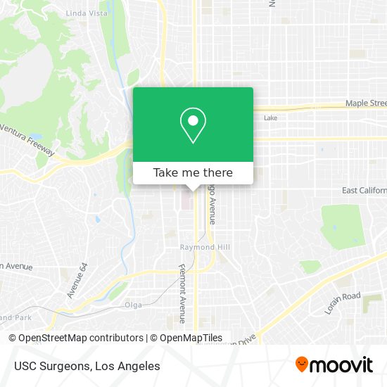 USC Surgeons map