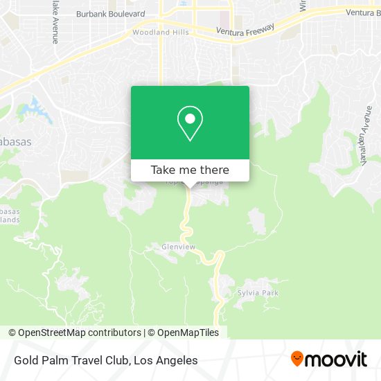 Gold Palm Travel Club map