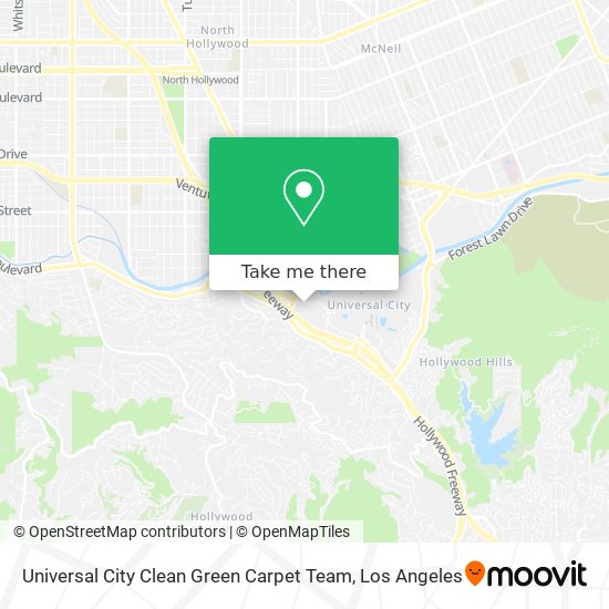 Mapa de Universal City Clean Green Carpet Team