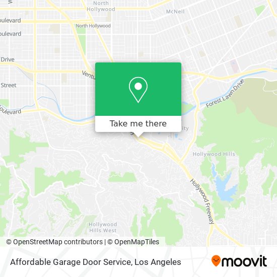 Mapa de Affordable Garage Door Service