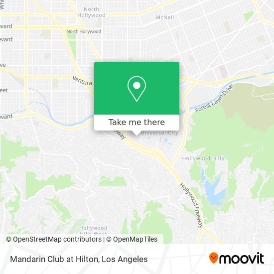 Mandarin Club at Hilton map