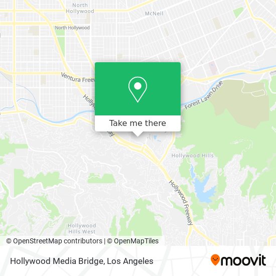 Mapa de Hollywood Media Bridge