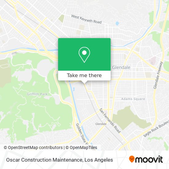 Oscar Construction Maintenance map