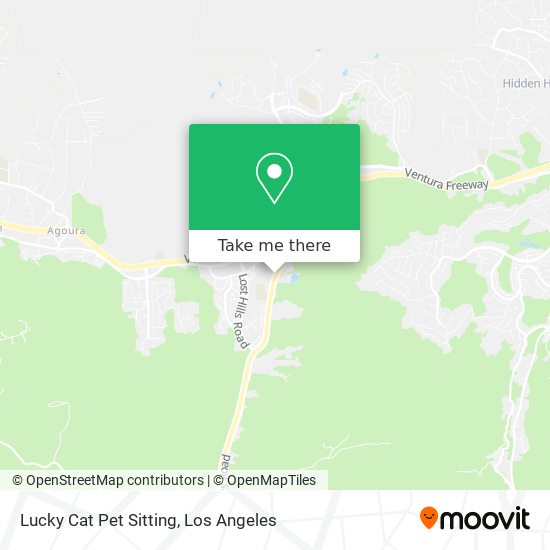 Mapa de Lucky Cat Pet Sitting