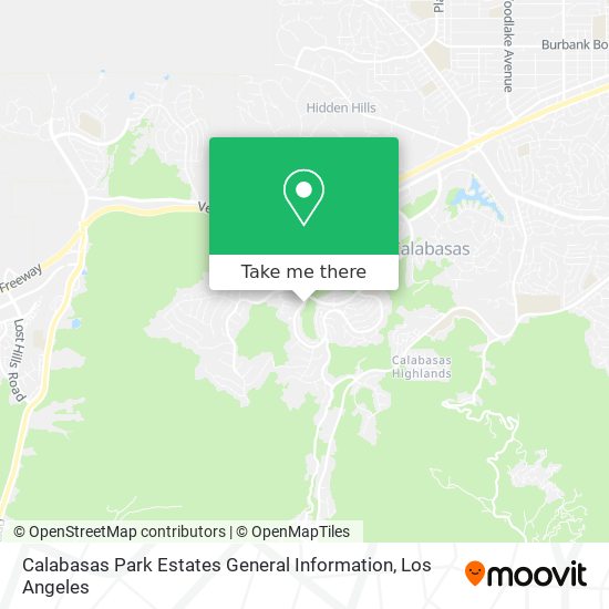 Mapa de Calabasas Park Estates General Information