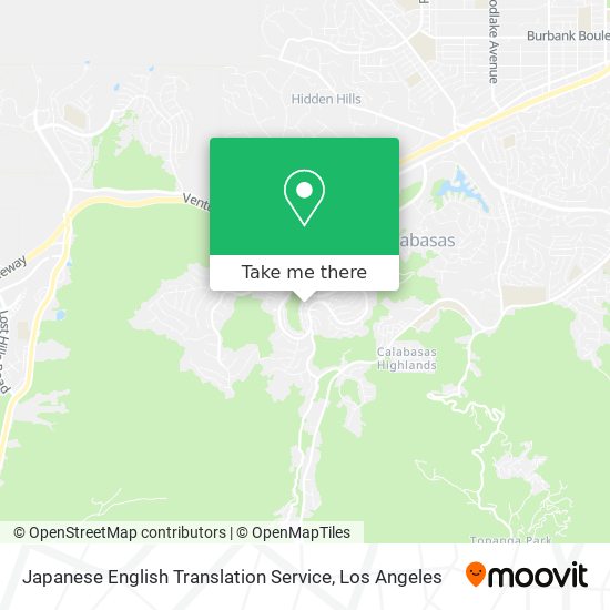 Mapa de Japanese English Translation Service