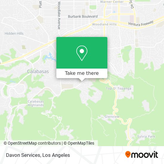 Davon Services map