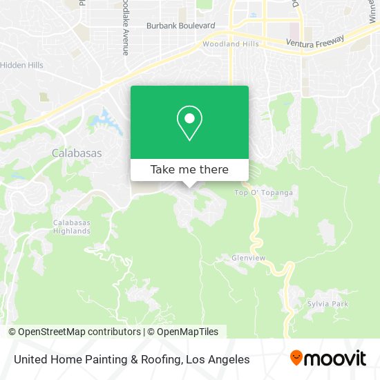 United Home Painting & Roofing map